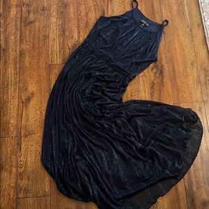 Elegant Navy Maxi Dress